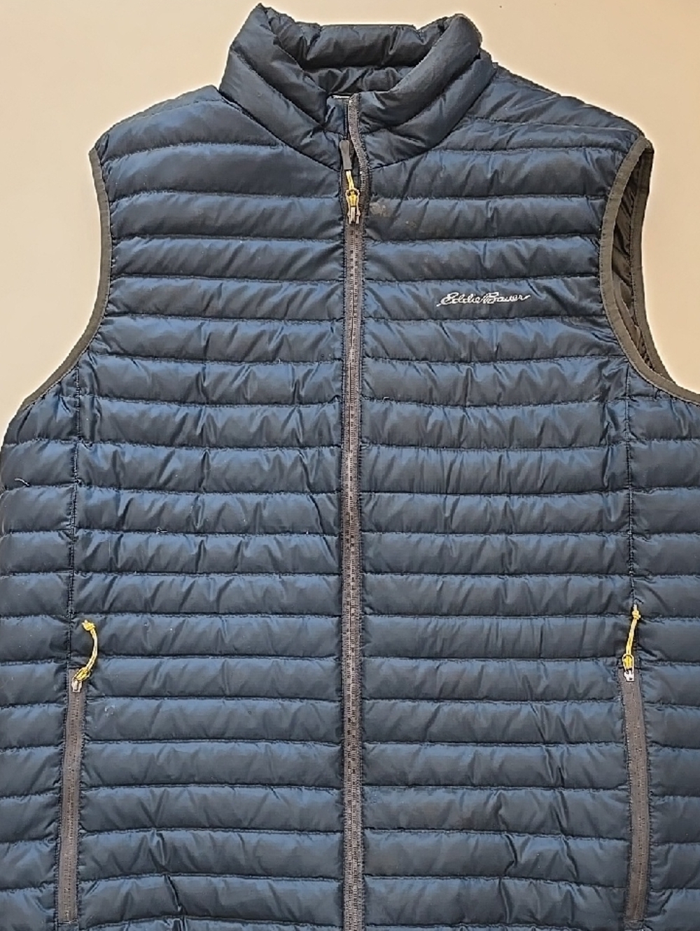 NWOT Eddie Bauer Navy Down Quilted Puffer Vest